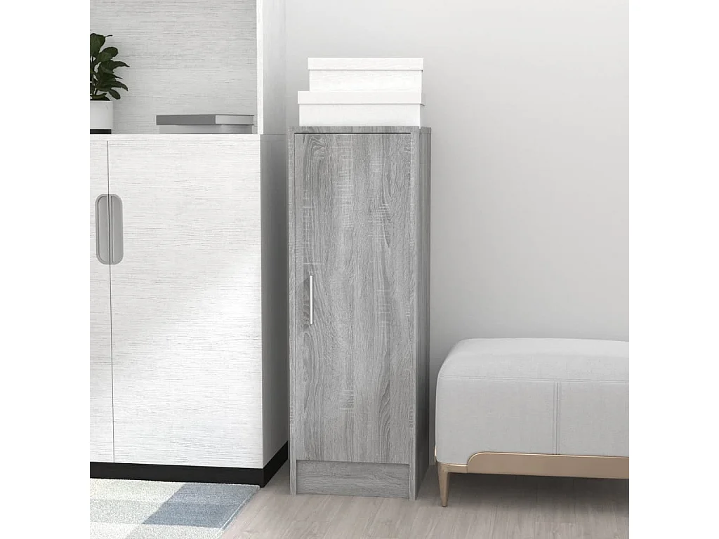 Zapatero Sonoma gris 32x35x92 cm Madera contrachapada