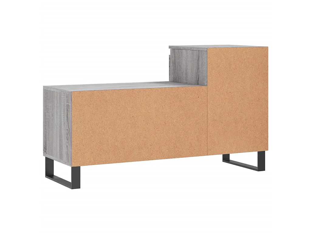 Armoire à chaussures Sonoma gris 102x36x60 cm Bois d'ingénierie