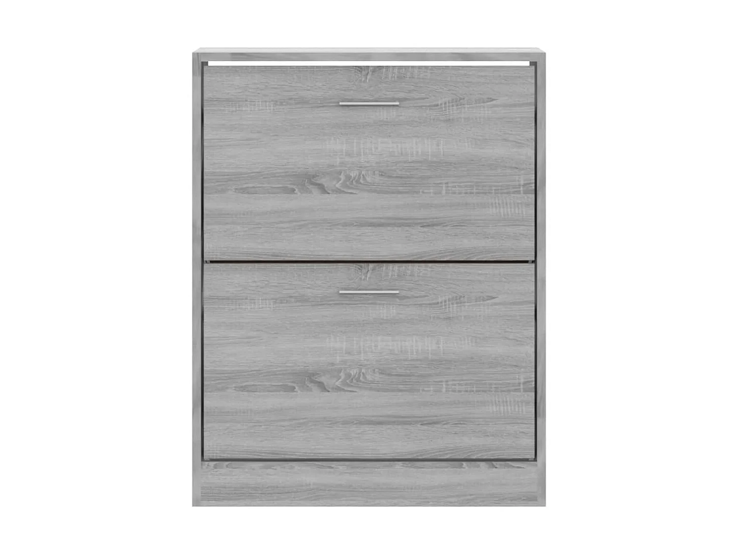Armoire à chaussures Sonoma gris 63x24x81 cm Bois d'ingénierie