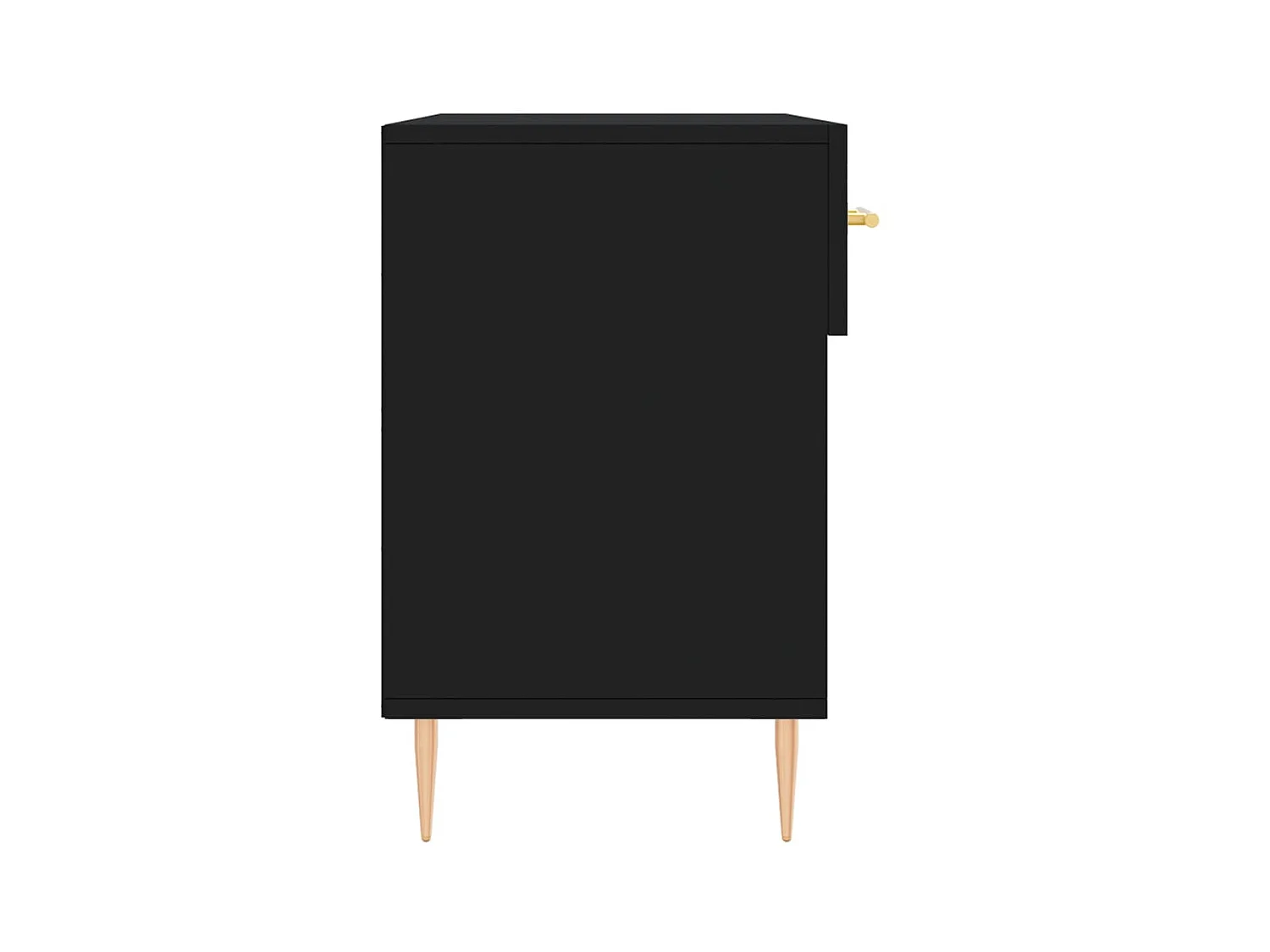 Schwarze Schuhbank 102x35x55 cm aus Holzwerkstoff