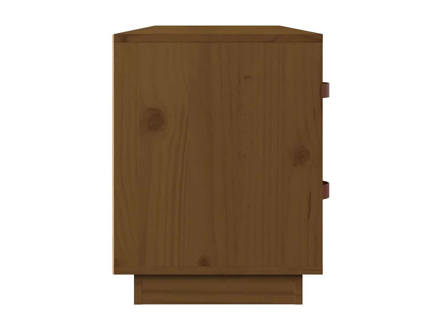 Banco zapatero Marrón miel 100x34x45 cm Madera maciza de pino