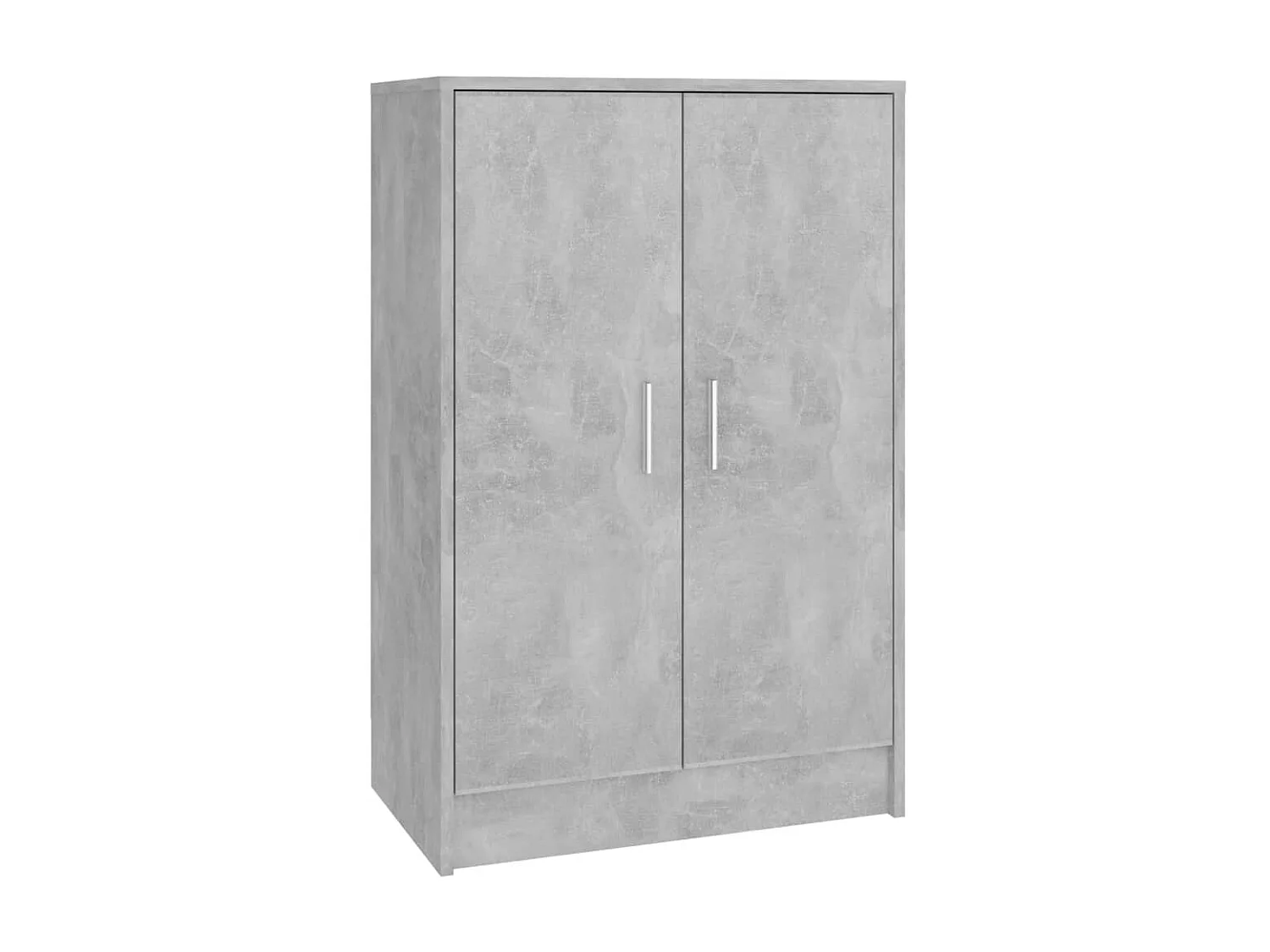 Armoire à chaussures Gris béton 60x35x92 cm Aggloméré
