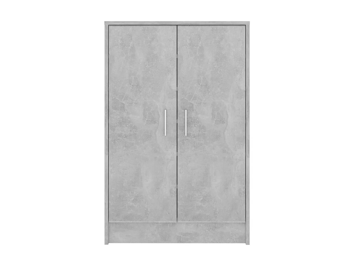 Armoire à chaussures Gris béton 60x35x92 cm Aggloméré