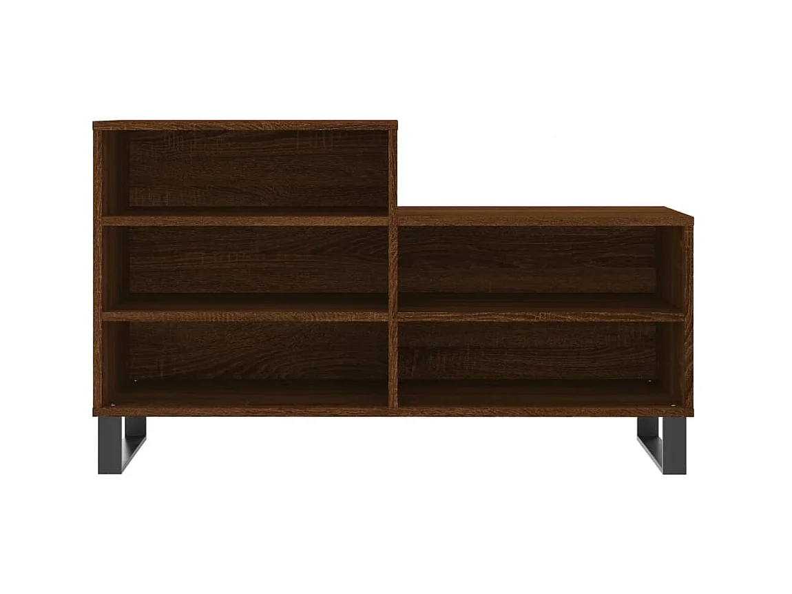 Armoire à chaussures Chêne marron 102x36x60cm Bois d'ingénierie