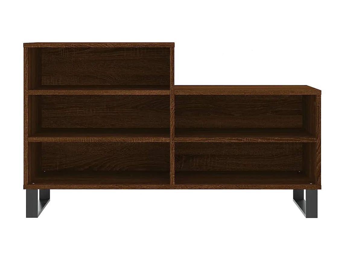 Armoire à chaussures Chêne marron 102x36x60cm Bois d'ingénierie