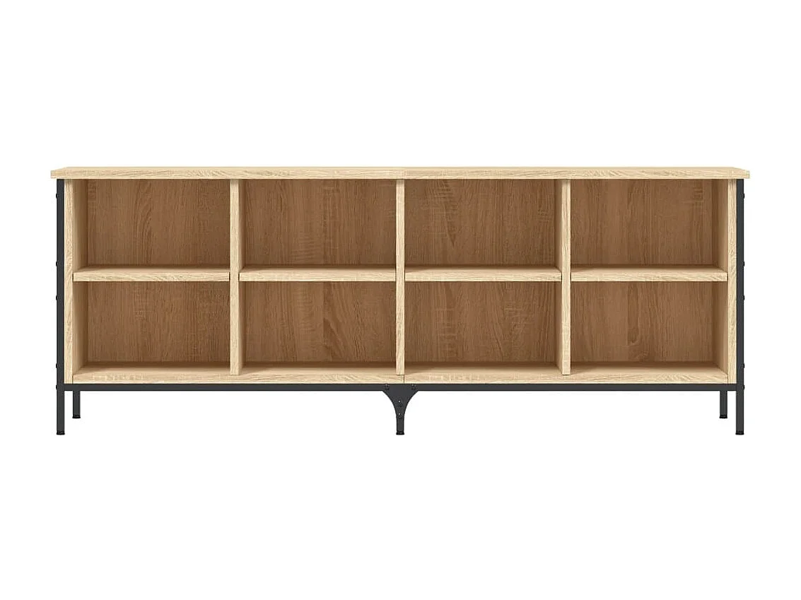 Zapatero roble Sonoma 131x35x50cm madera contrachapada