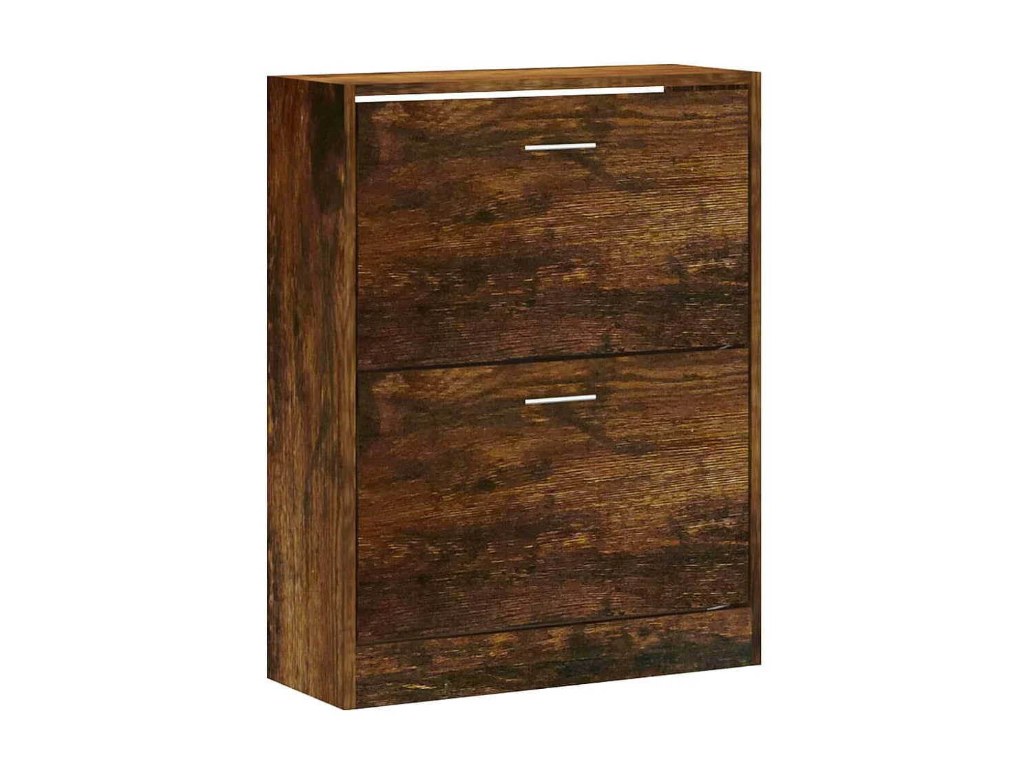 Armoire à chaussures Chêne fumé 63x24x81 cm Bois d'ingénierie