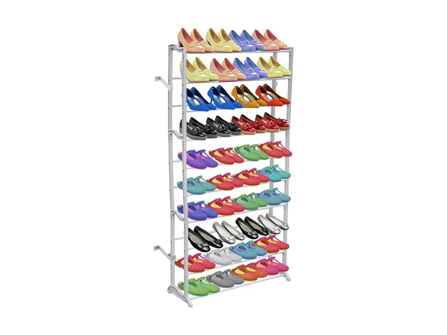 Porte-chaussures / étagère à chaussures avec 10 étages