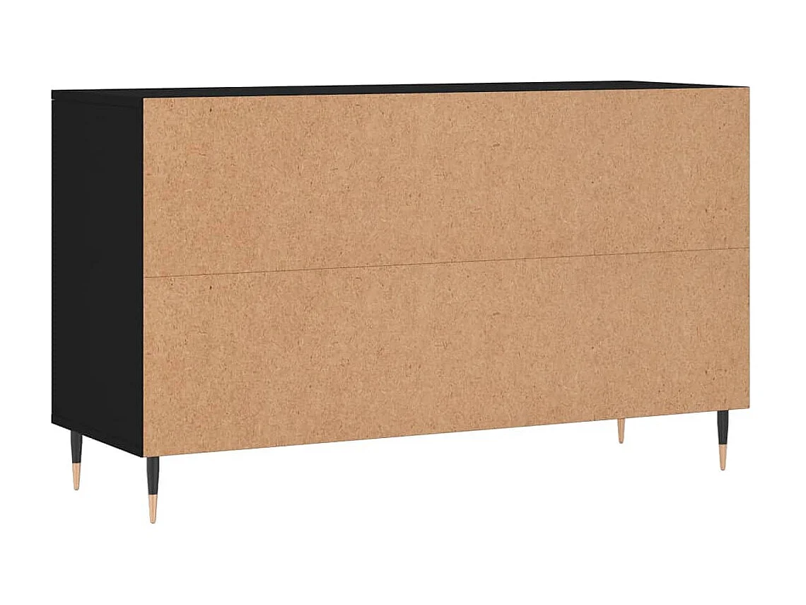 Sapateira preta 102x36x60 cm madeira trabalhada