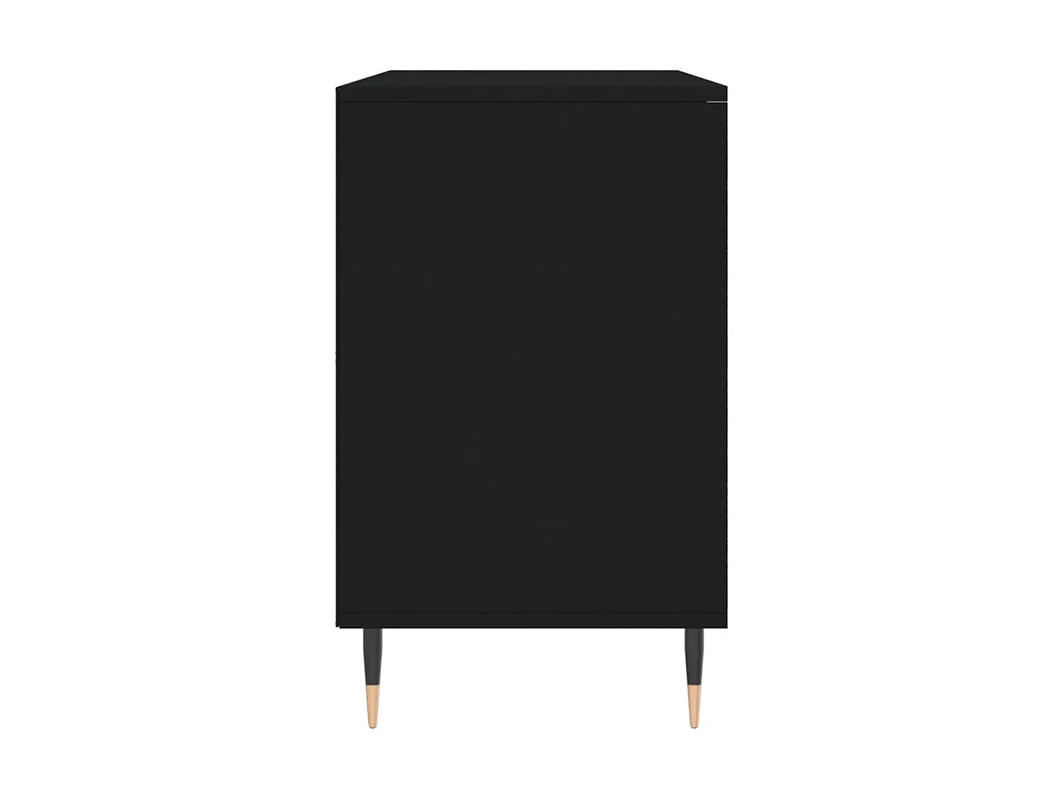 Zapatero Negro 102x36x60 cm Madera contrachapada