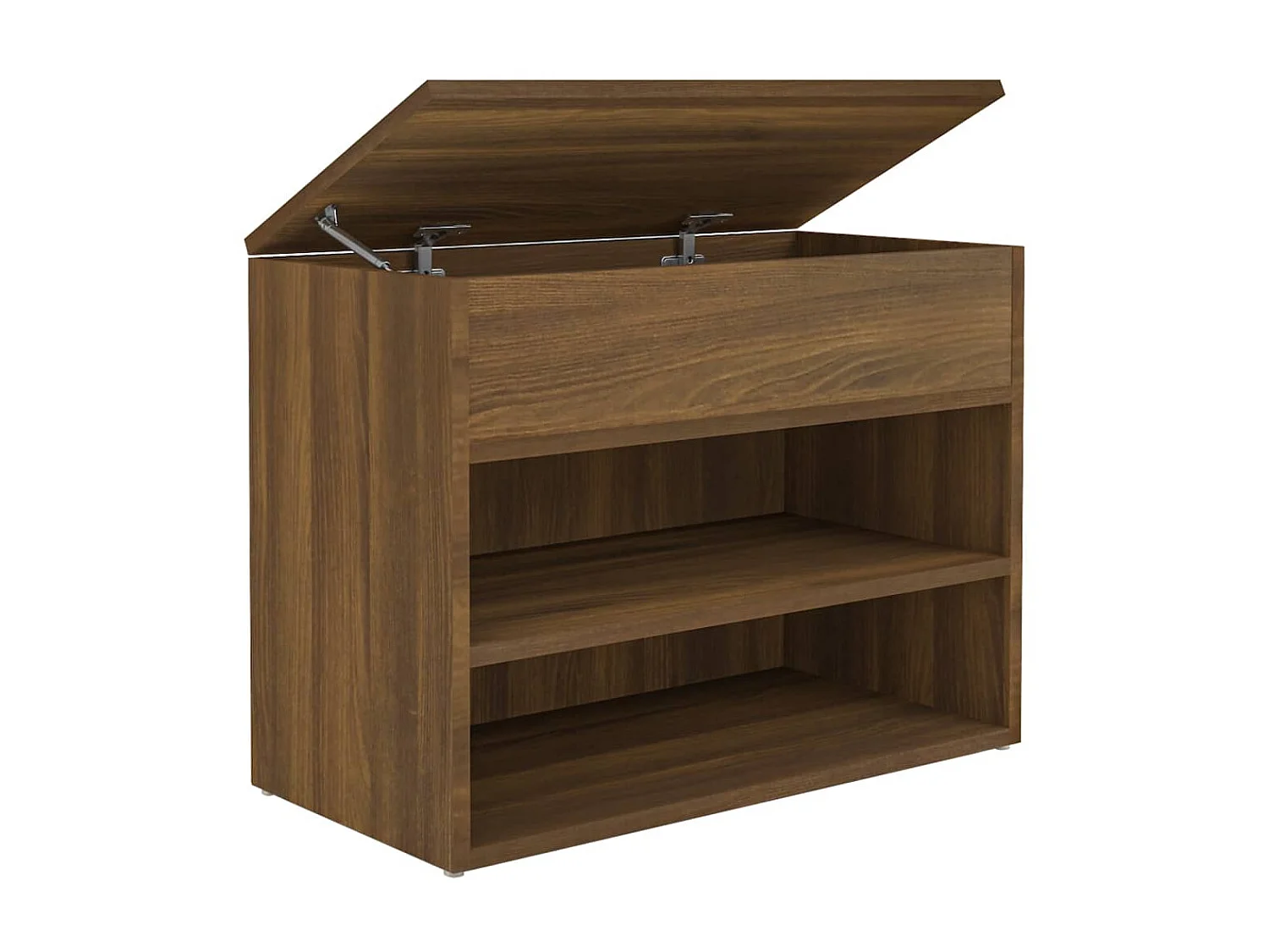 Schuhbank Braune Eiche 60x30x45 cm Holzwerkstoff