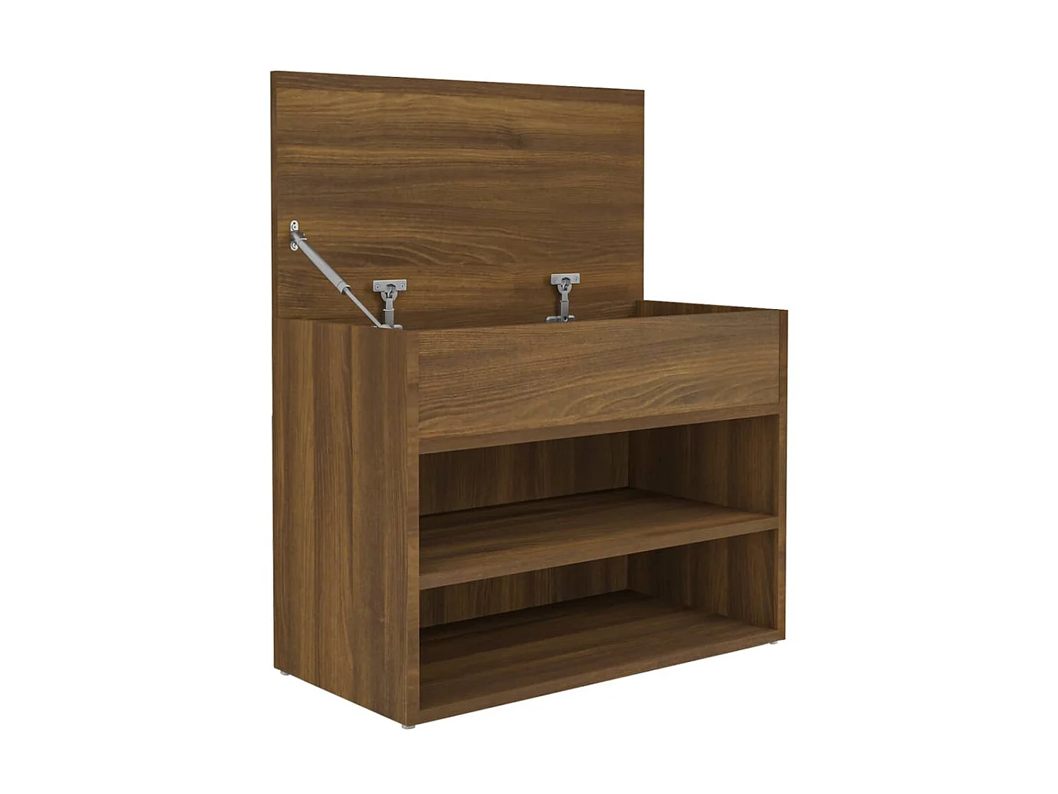 Schuhbank Braune Eiche 60x30x45 cm Holzwerkstoff