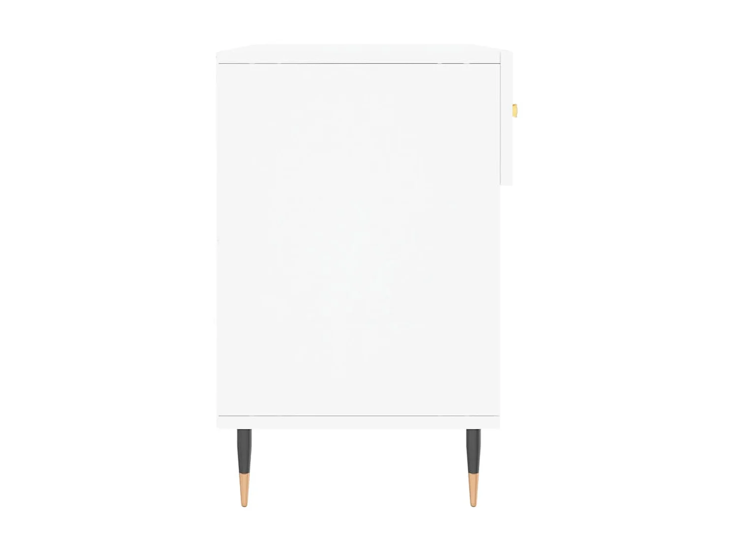 Banc à chaussures blanc 102x35x55 cm bois d'ingénierie