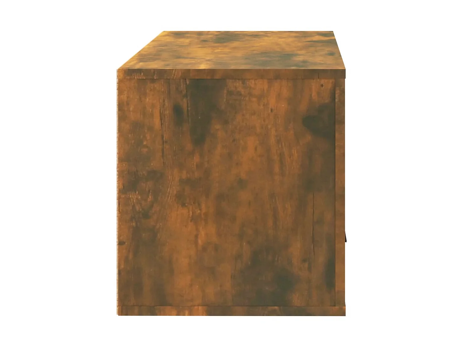 Armoire à chaussures murale Chêne fumé 70x35x38 cm Bois de Pin