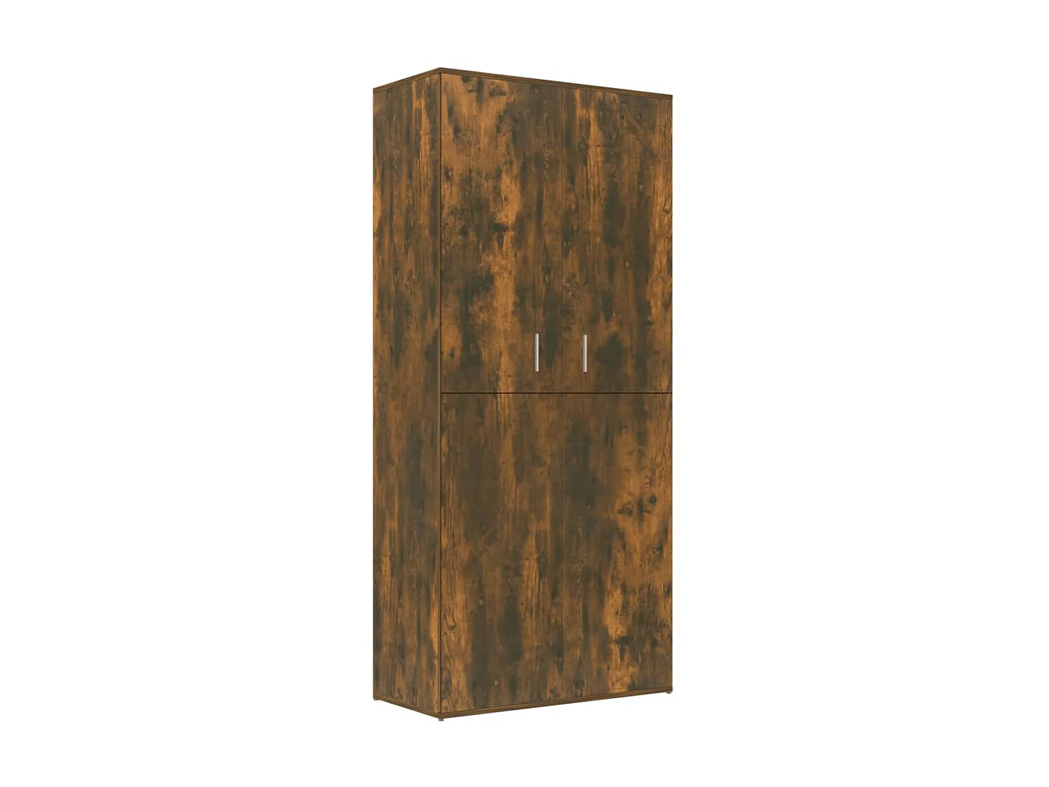 Armoire à chaussures Chêne fumé 80x39x178 cm Bois d'ingénierie