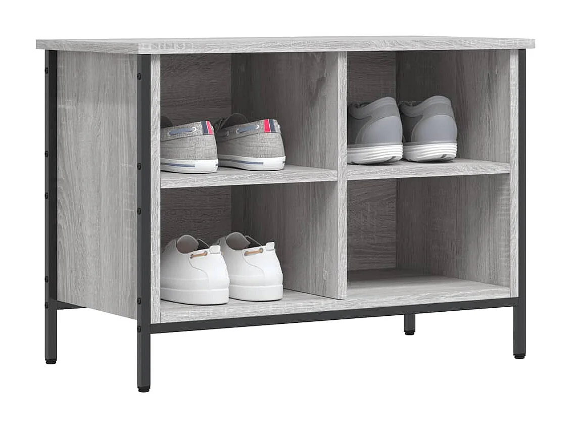 Armoire à chaussures sonoma gris 69x35x50 cm bois d'ingénierie