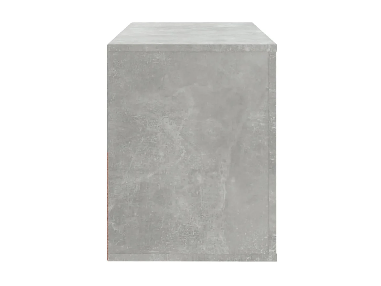 Armoire à chaussures Gris béton 80x35x45 cm Bois d'ingénierie