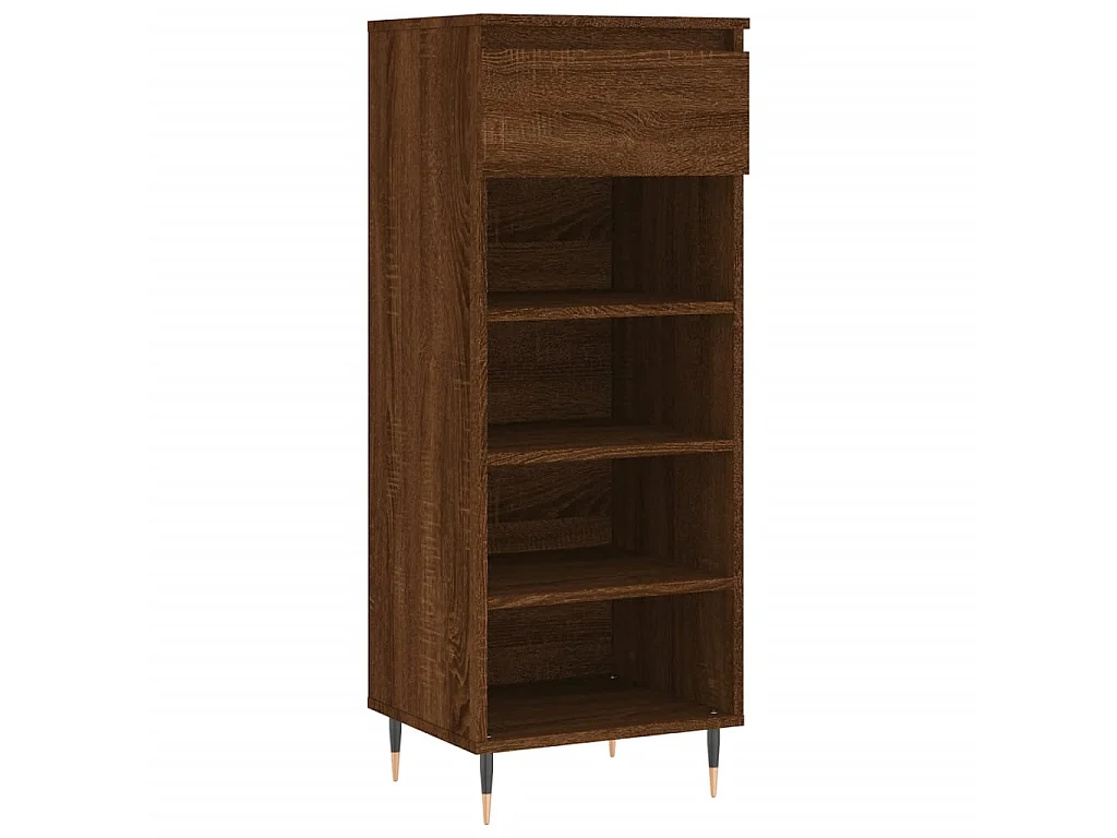 Armoire à chaussures Chêne marron 40x36x105cm Bois d'ingénierie