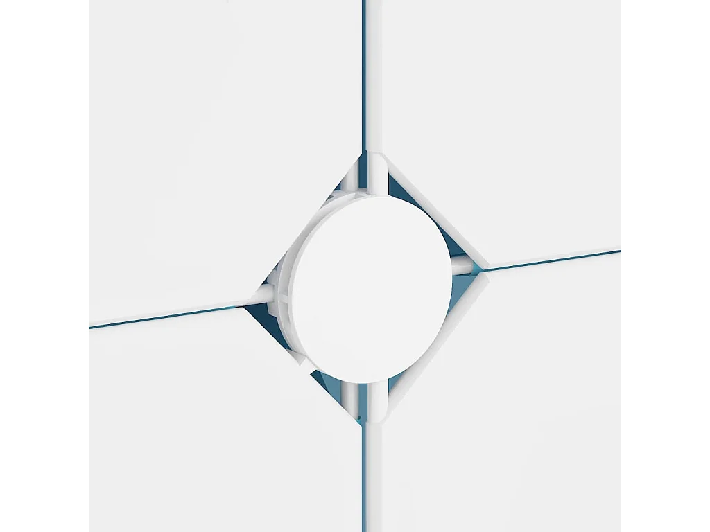 Armoire de rangement pour enfants avec 12 cubes Vert PP