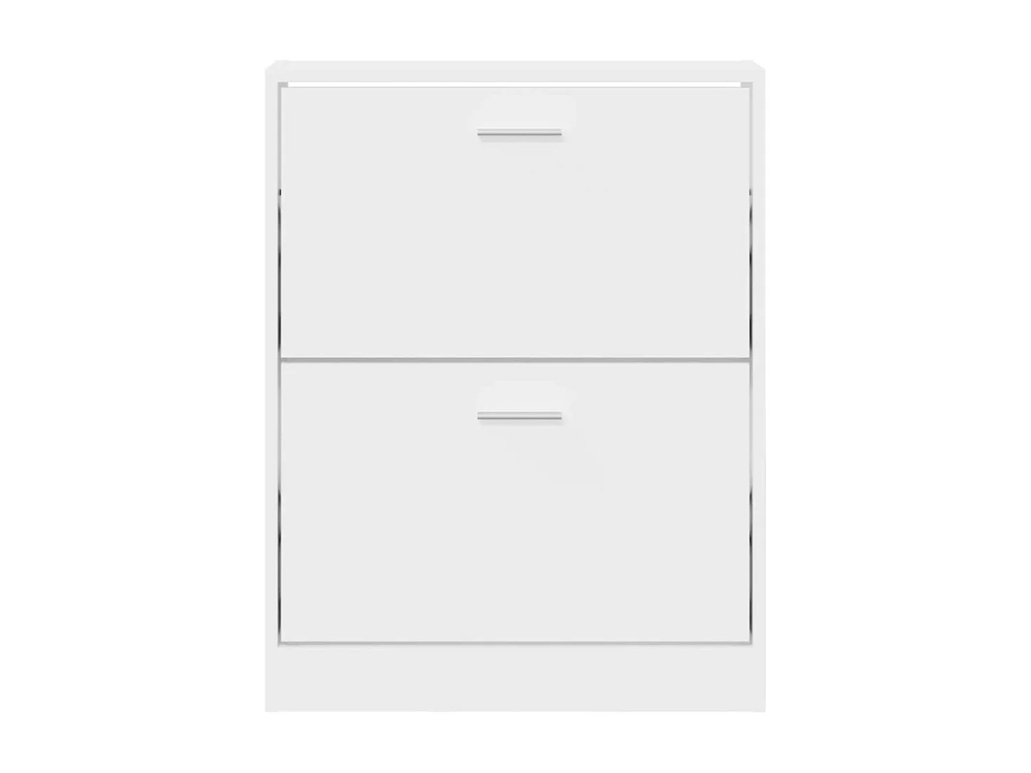 Scarpiera Bianca 59x17x81 cm MDF