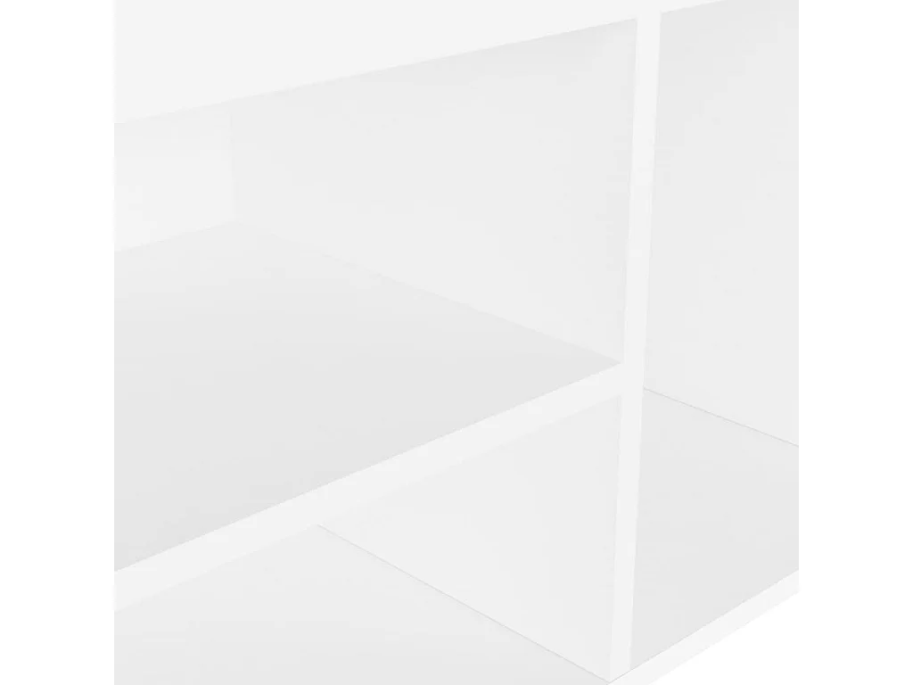 Banco de sapatos com almofada Branco 80x30x47 cm Aglomerado