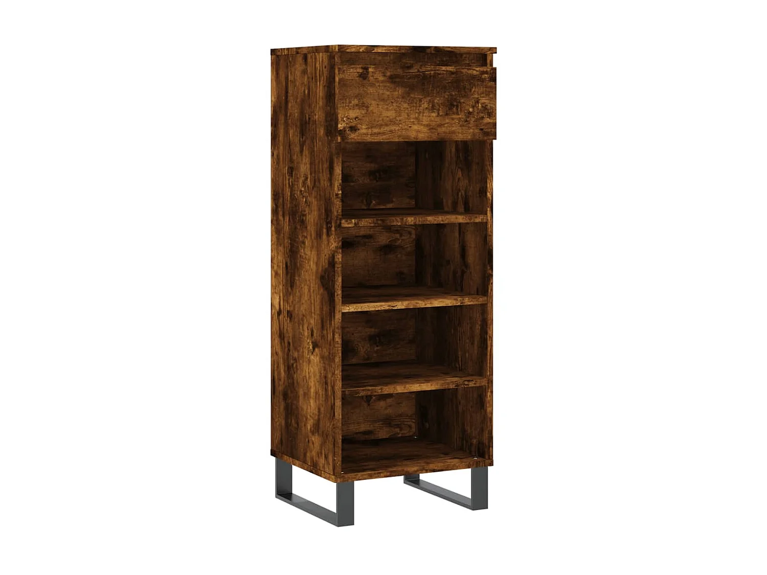 Armoire à chaussures Chêne fumé 40x36x105 cm Bois d'ingénierie