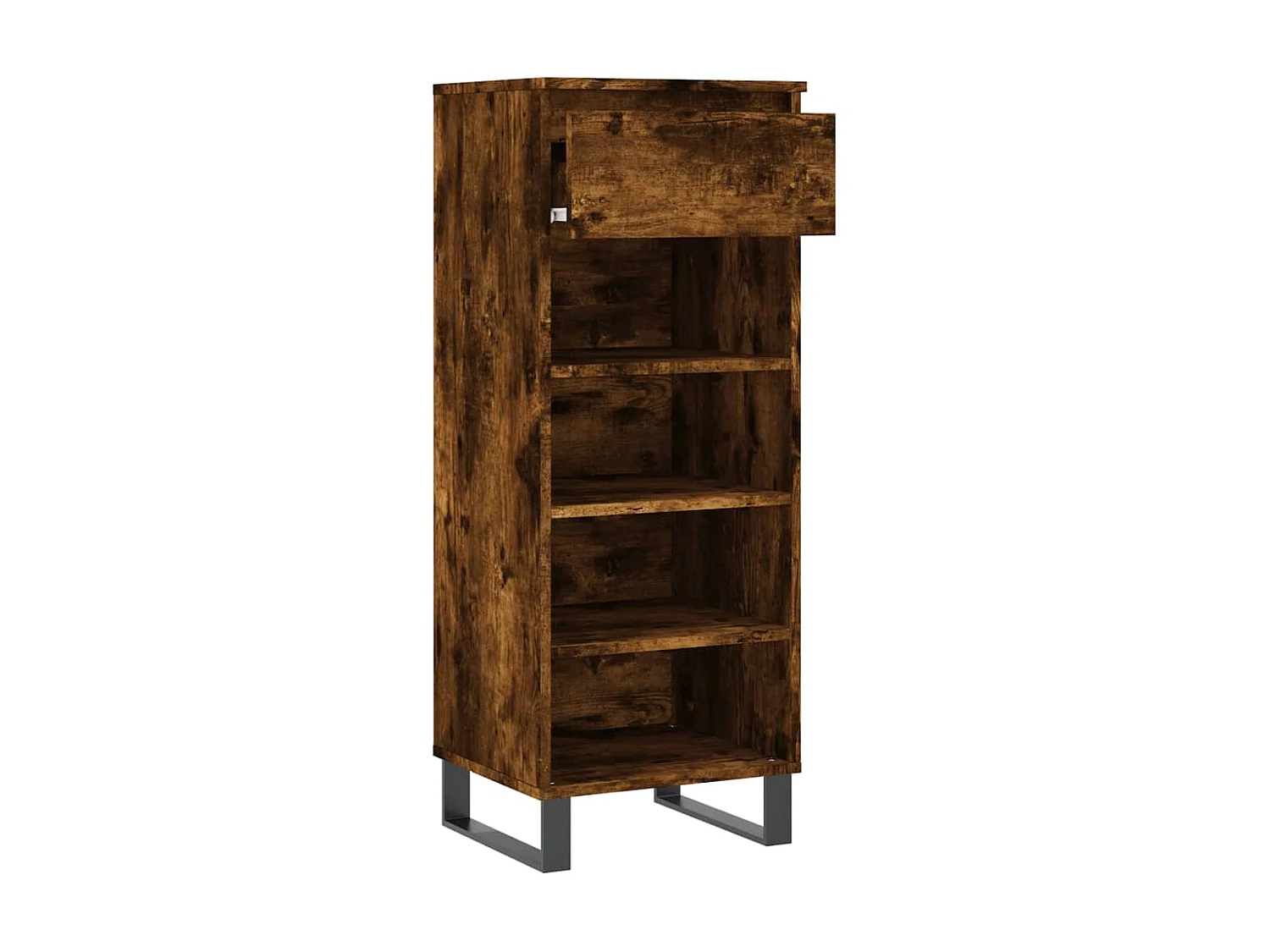 Armoire à chaussures Chêne fumé 40x36x105 cm Bois d'ingénierie