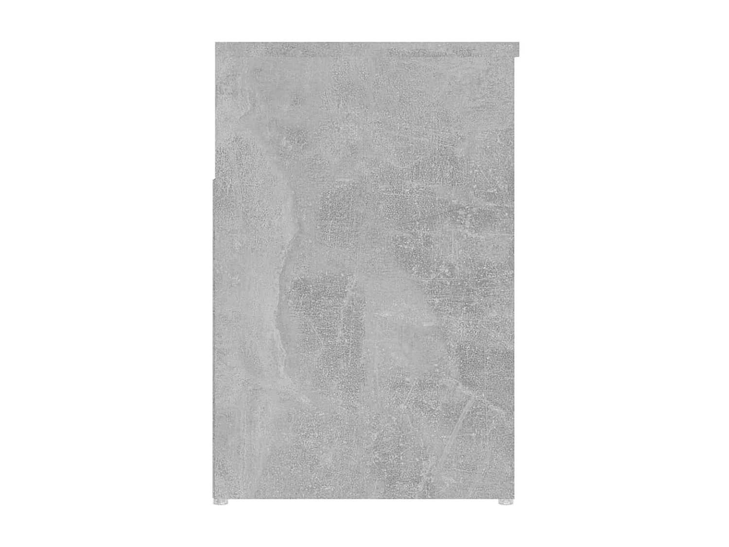 Banc à chaussures Gris béton 80x30x45 cm Aggloméré