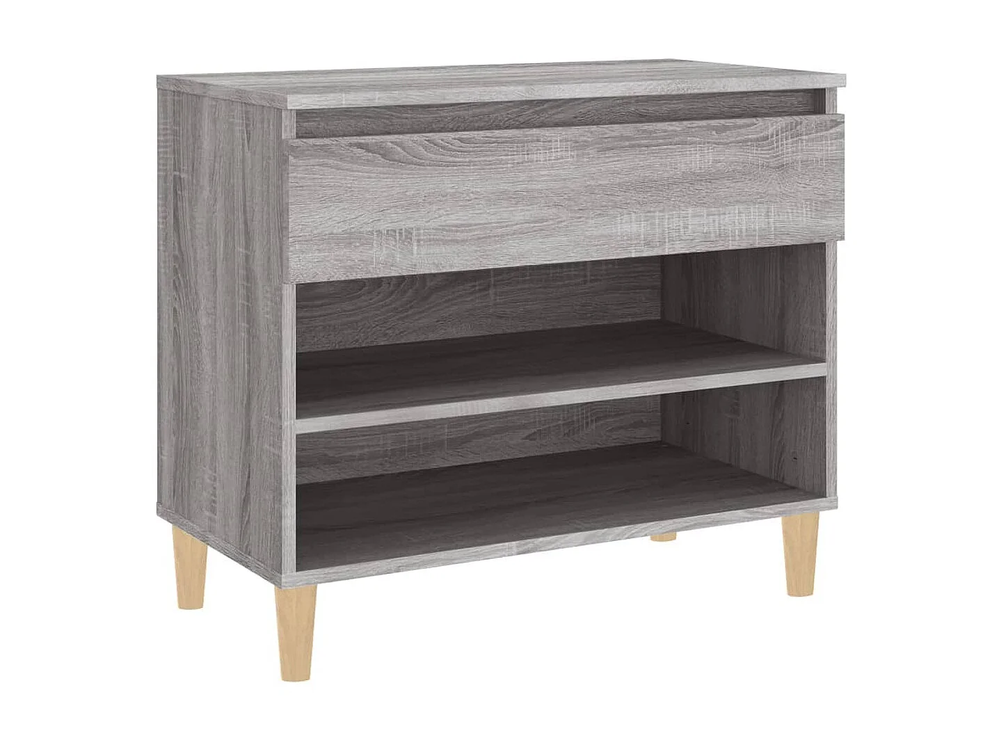 Zapatero Sonoma gris 70x36x60 cm Madera contrachapada