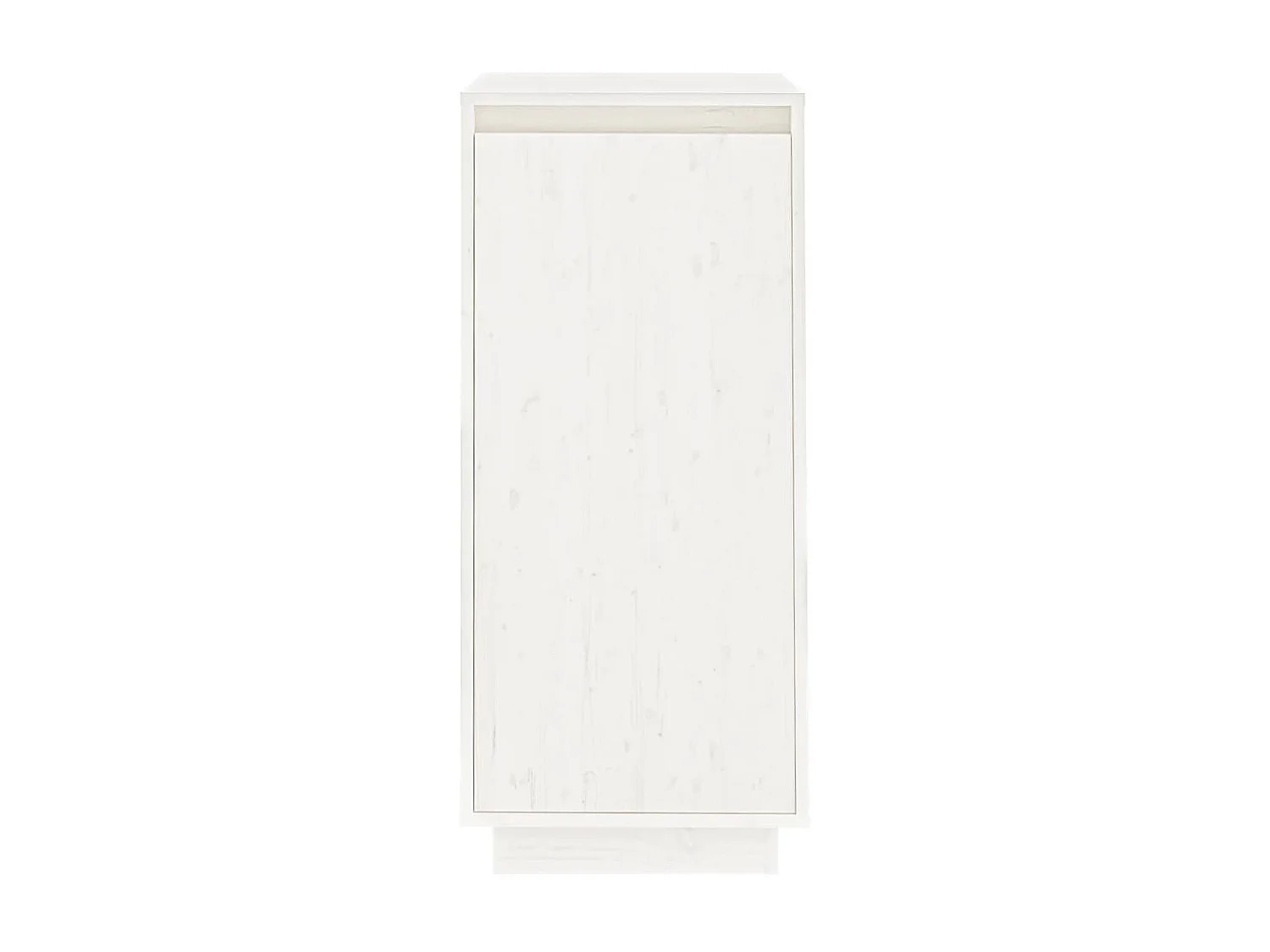 Armoire à chaussures Blanc 35x35x80 cm Bois de pin massif