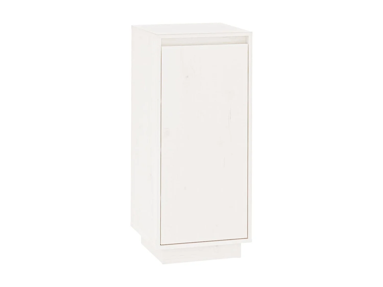 Armoire à chaussures Blanc 35x35x80 cm Bois de pin massif