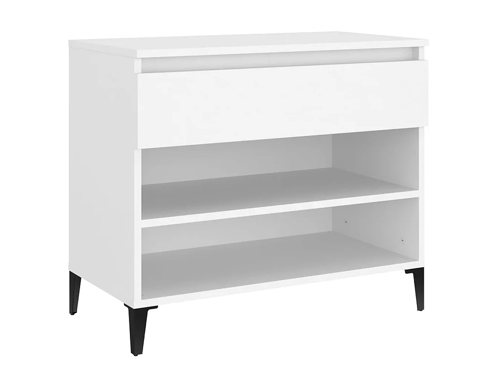 Zapatero Blanco 70x36x60 cm Madera contrachapada