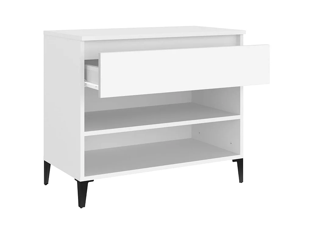 Zapatero Blanco 70x36x60 cm Madera contrachapada