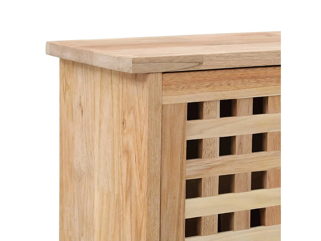 Armoire à chaussures 55x20x104 cm Bois de noyer massif
