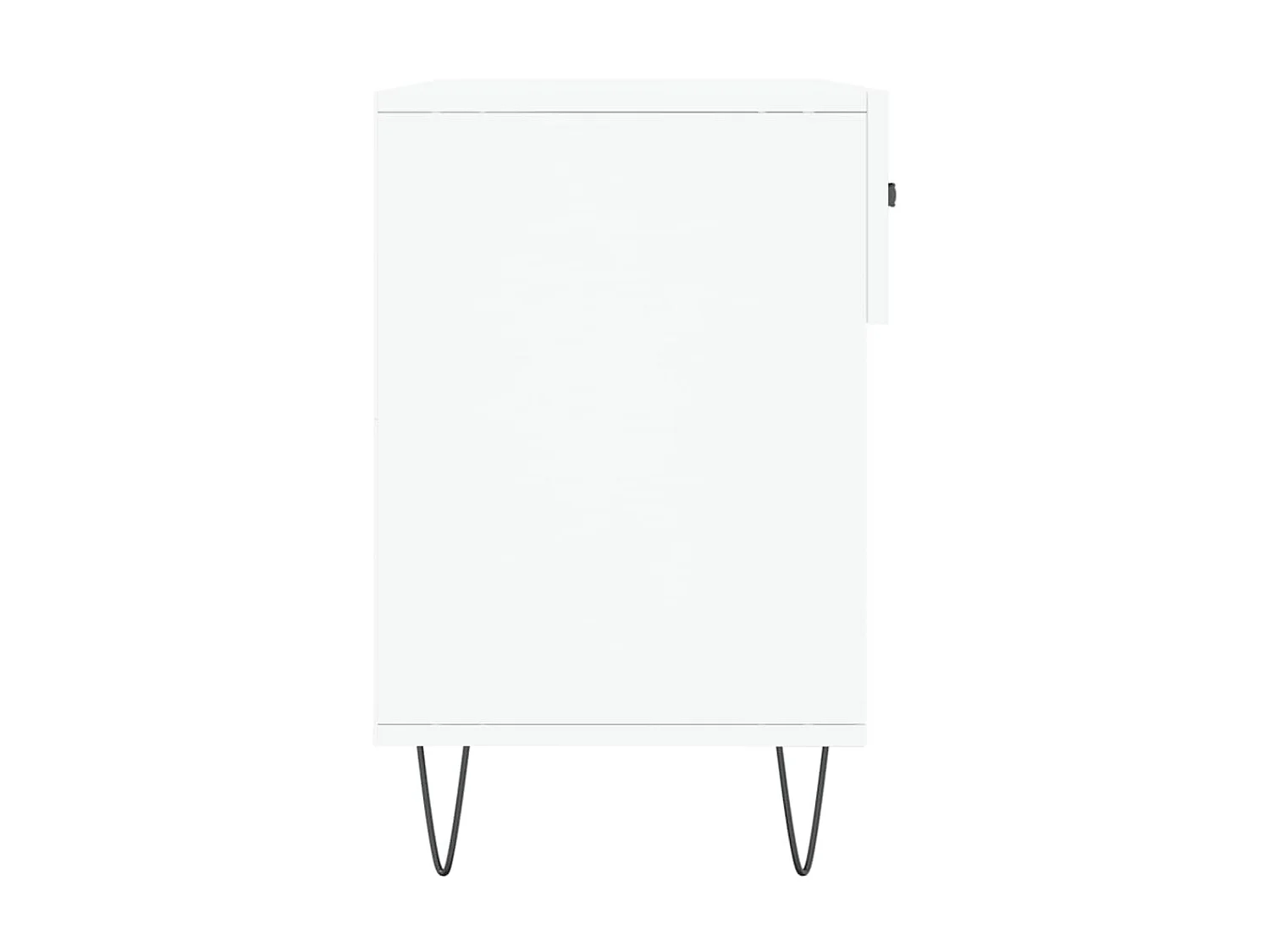 Banc à chaussures blanc 102x35x55 cm bois d'ingénierie