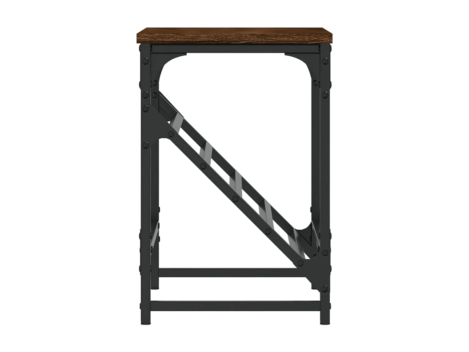 scarpiera in rovere marrone 60x30x45 cm in derivati del legno