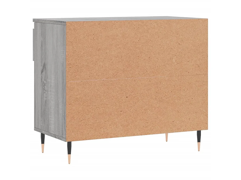 Armoire à chaussures Sonoma gris 70x36x60 cm Bois d'ingénierie