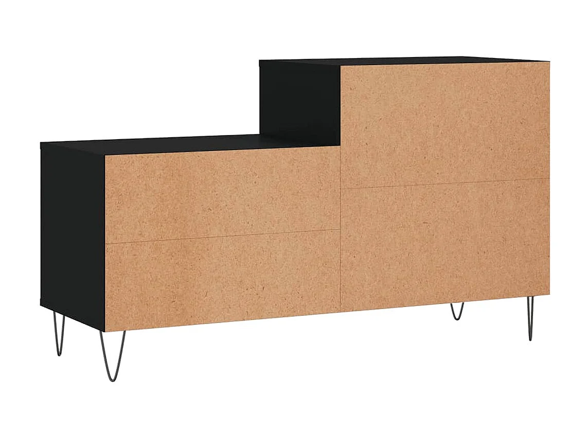 Armoire à chaussures Noir 102x36x60 cm Bois d'ingénierie