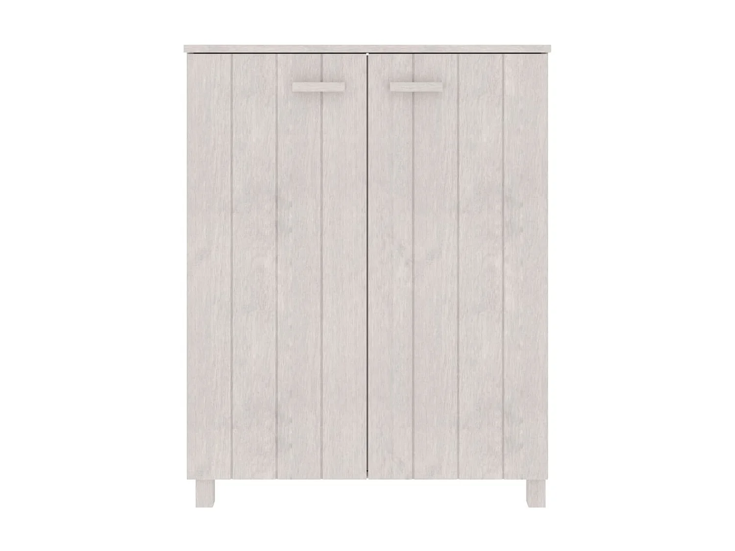 Armoire à chaussures HAMAR Blanc 85x40x108 cm Bois de pin