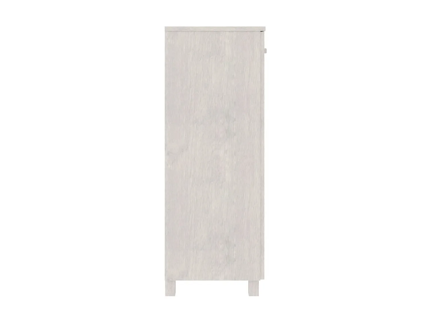 Armoire à chaussures HAMAR Blanc 85x40x108 cm Bois de pin