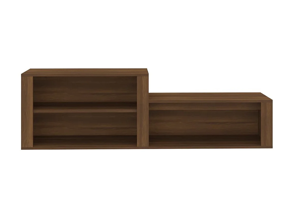 Scarpiera Rovere marrone 150x35x45 cm MDF