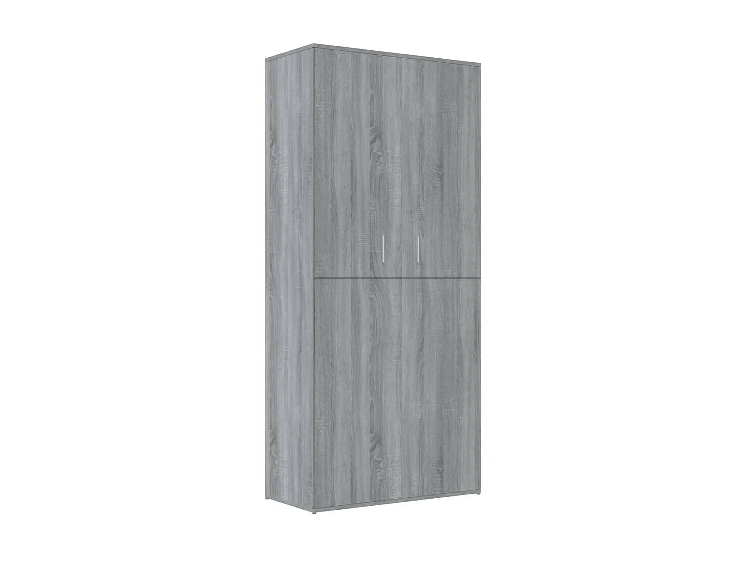 Armoire à chaussures Sonoma gris 80x39x178 cm Bois d'ingénierie