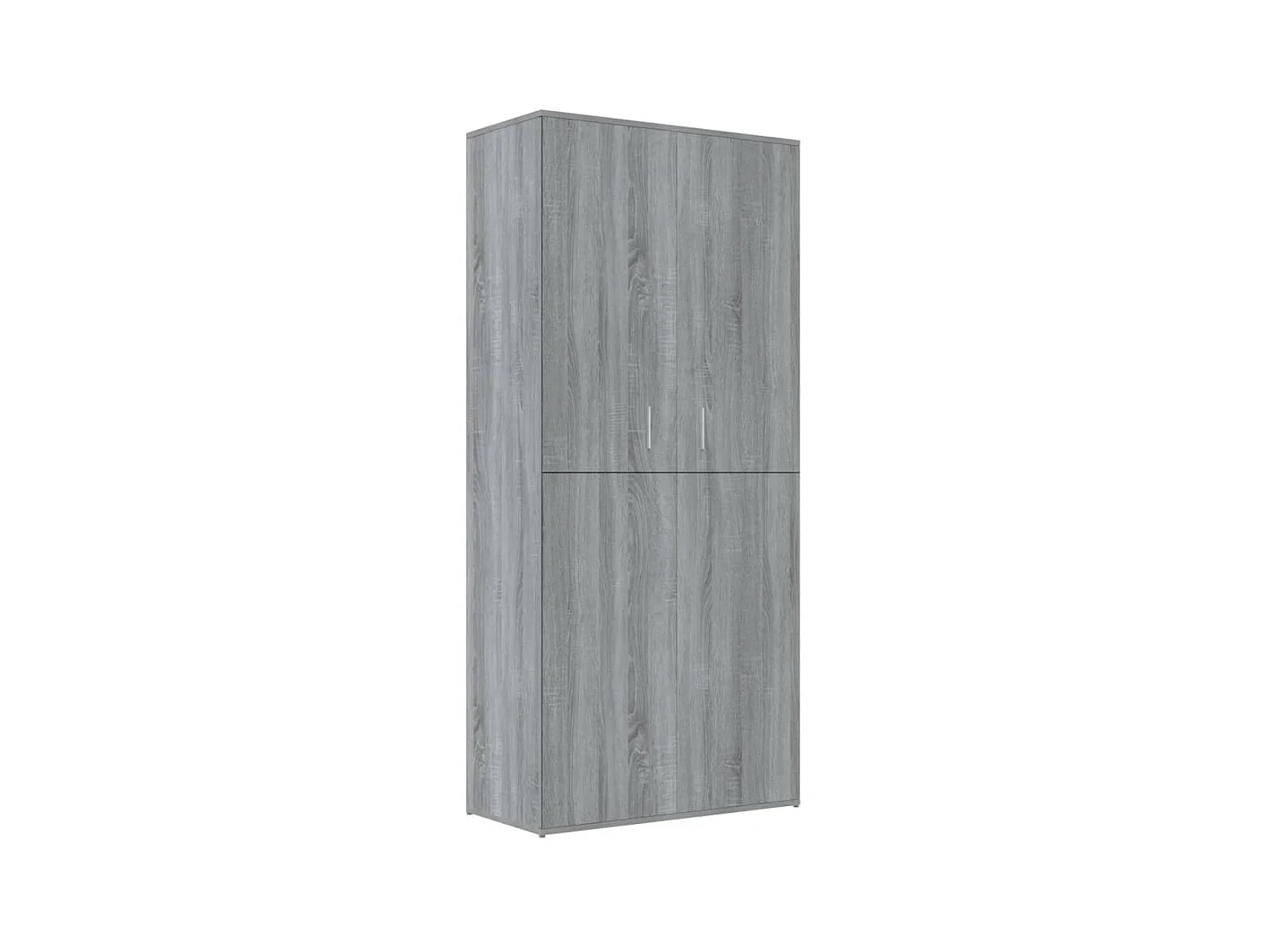 Scarpiera Sonoma grigia 80x39x178 cm MDF