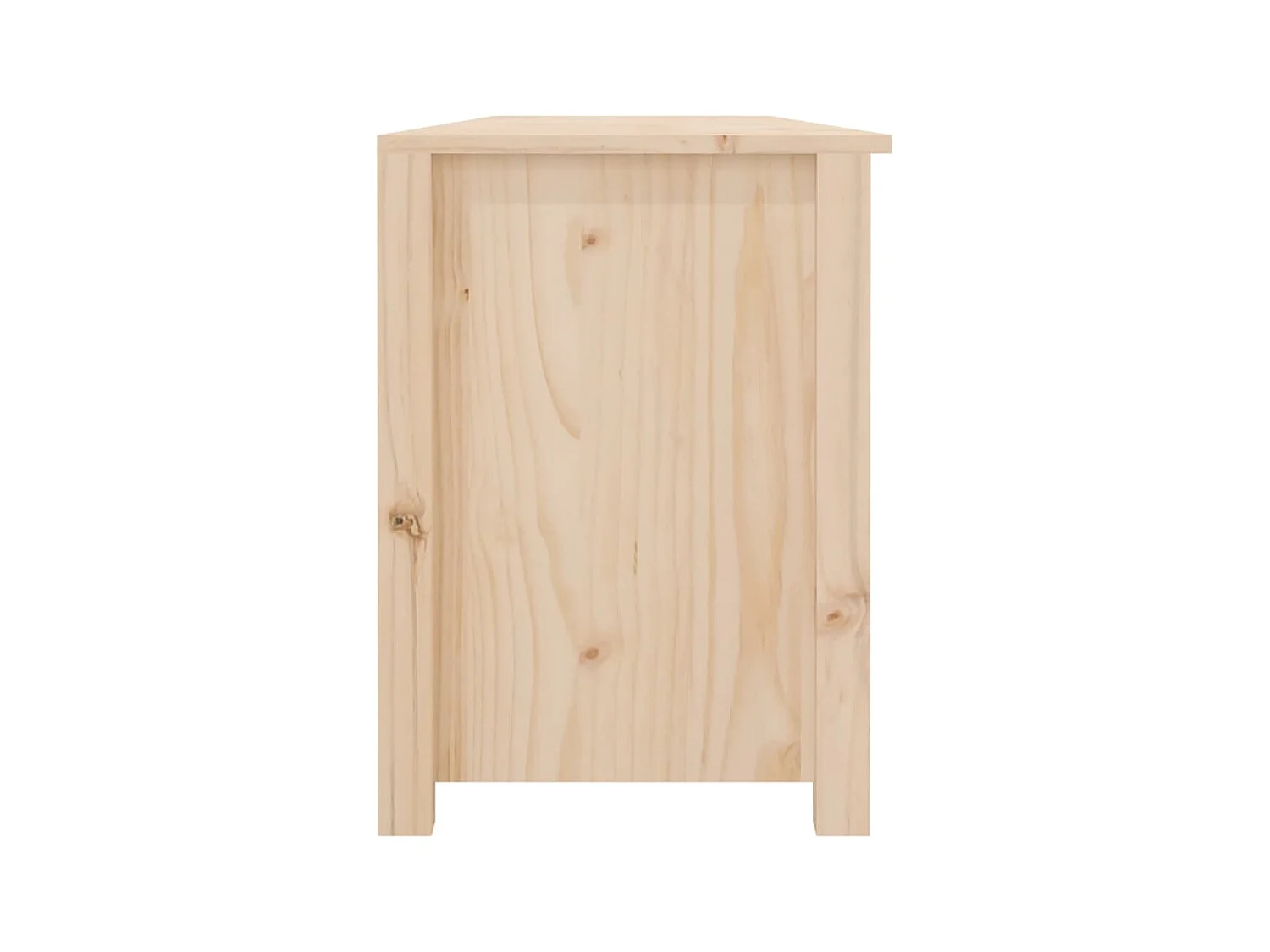 Banc à chaussures 160x36,5x50 cm Bois de pin massif
