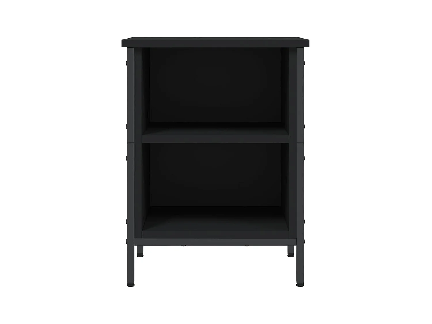 Schoenenkast zwart 38x35x50 cm samengesteld hout