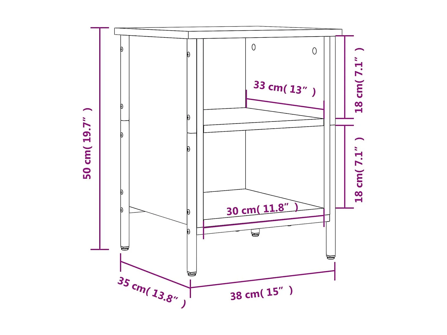 Armoire à chaussures noir 38x35x50 cm bois d'ingénierie