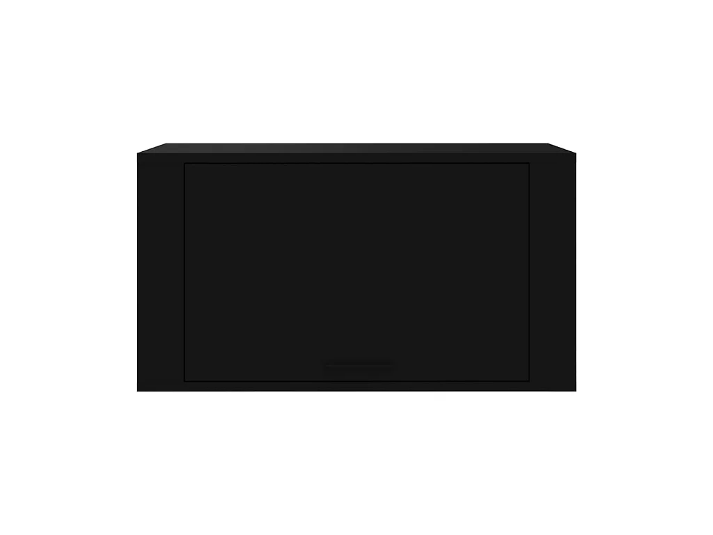 Sapateira de parede Preto 70x35x38 cm Madeira trabalhada