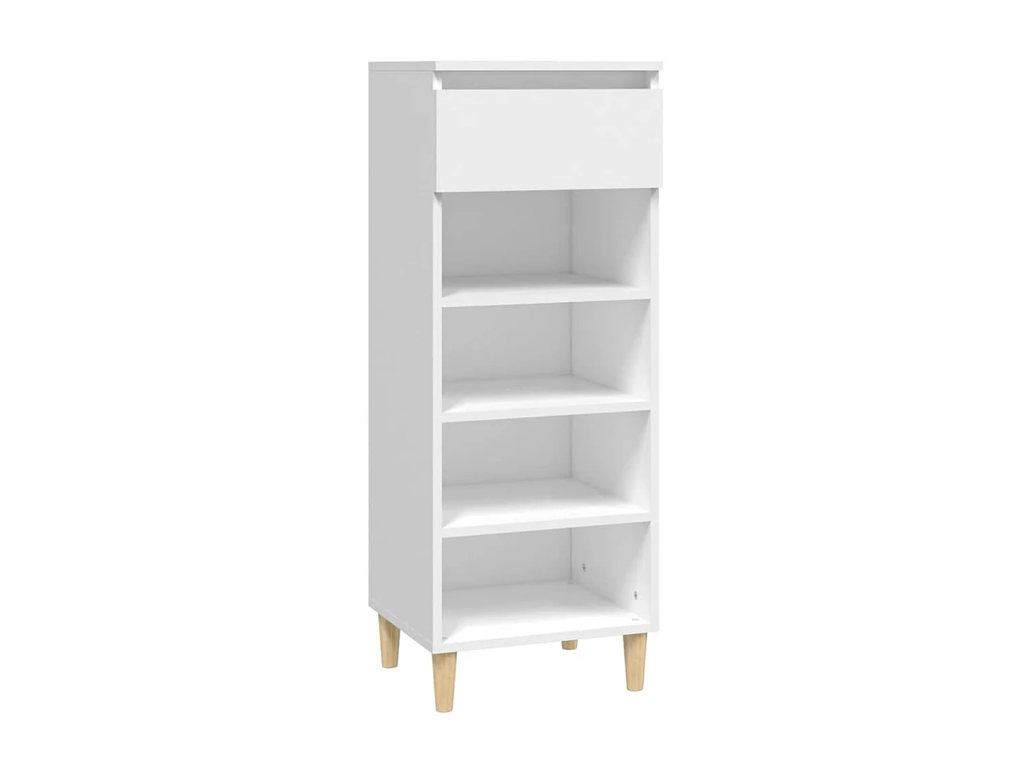 Armoire à chaussures Blanc 40x36x105 cm Bois d'ingénierie