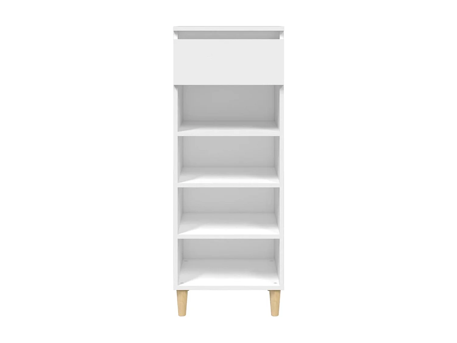 Armoire à chaussures Blanc 40x36x105 cm Bois d'ingénierie