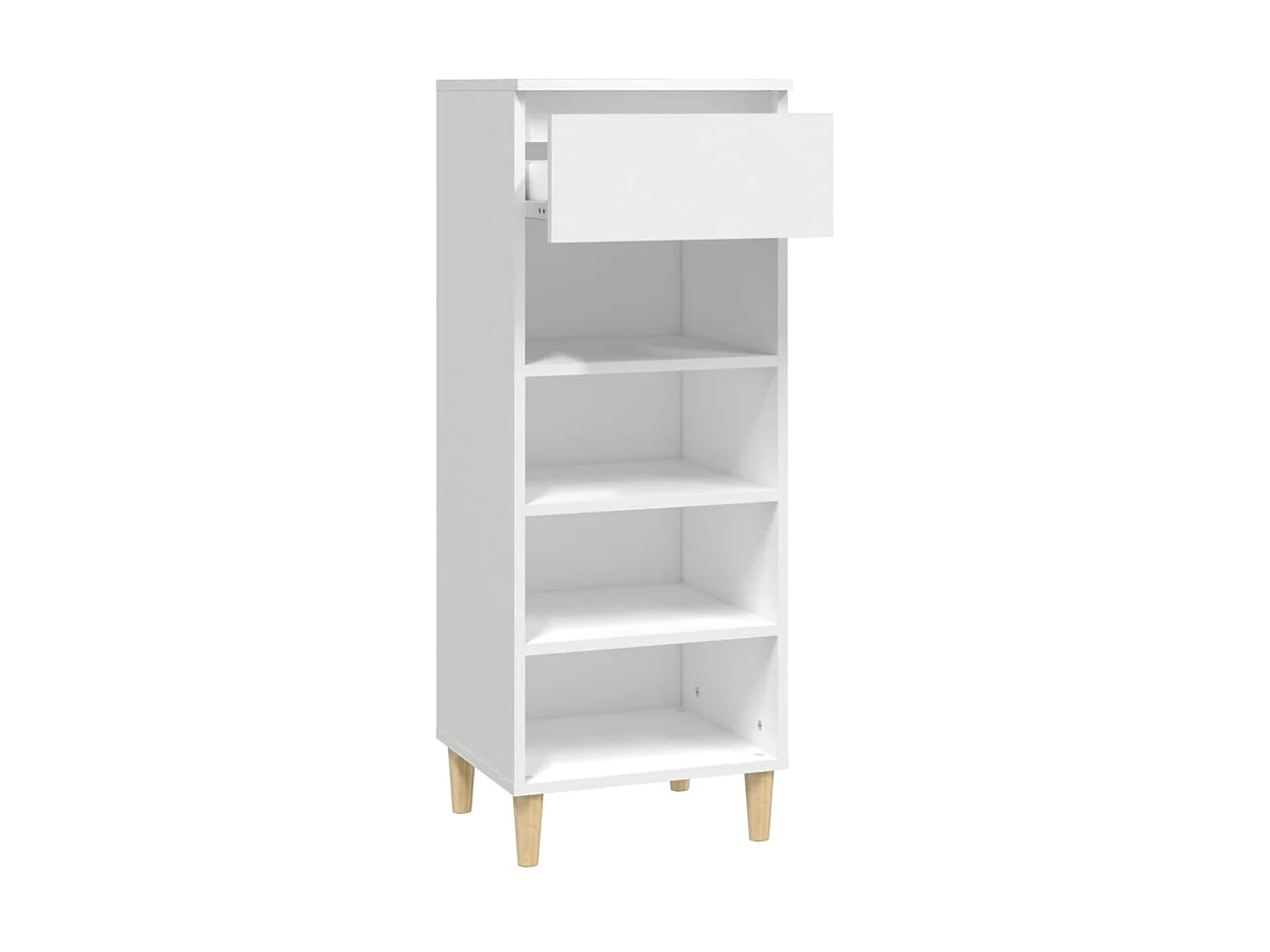 Armoire à chaussures Blanc 40x36x105 cm Bois d'ingénierie